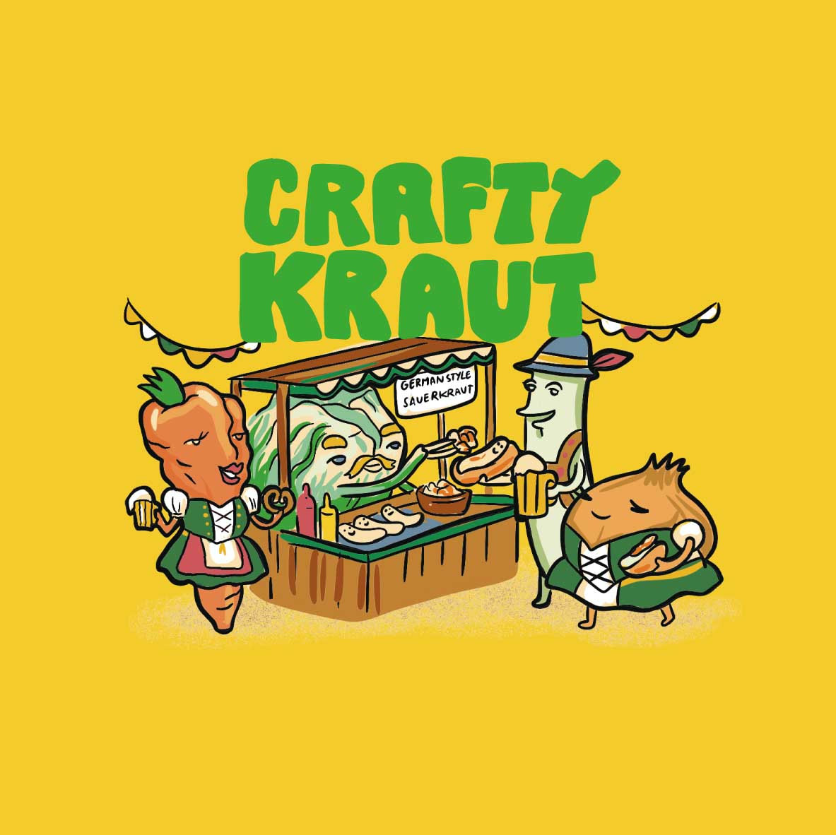 crafty krout with background